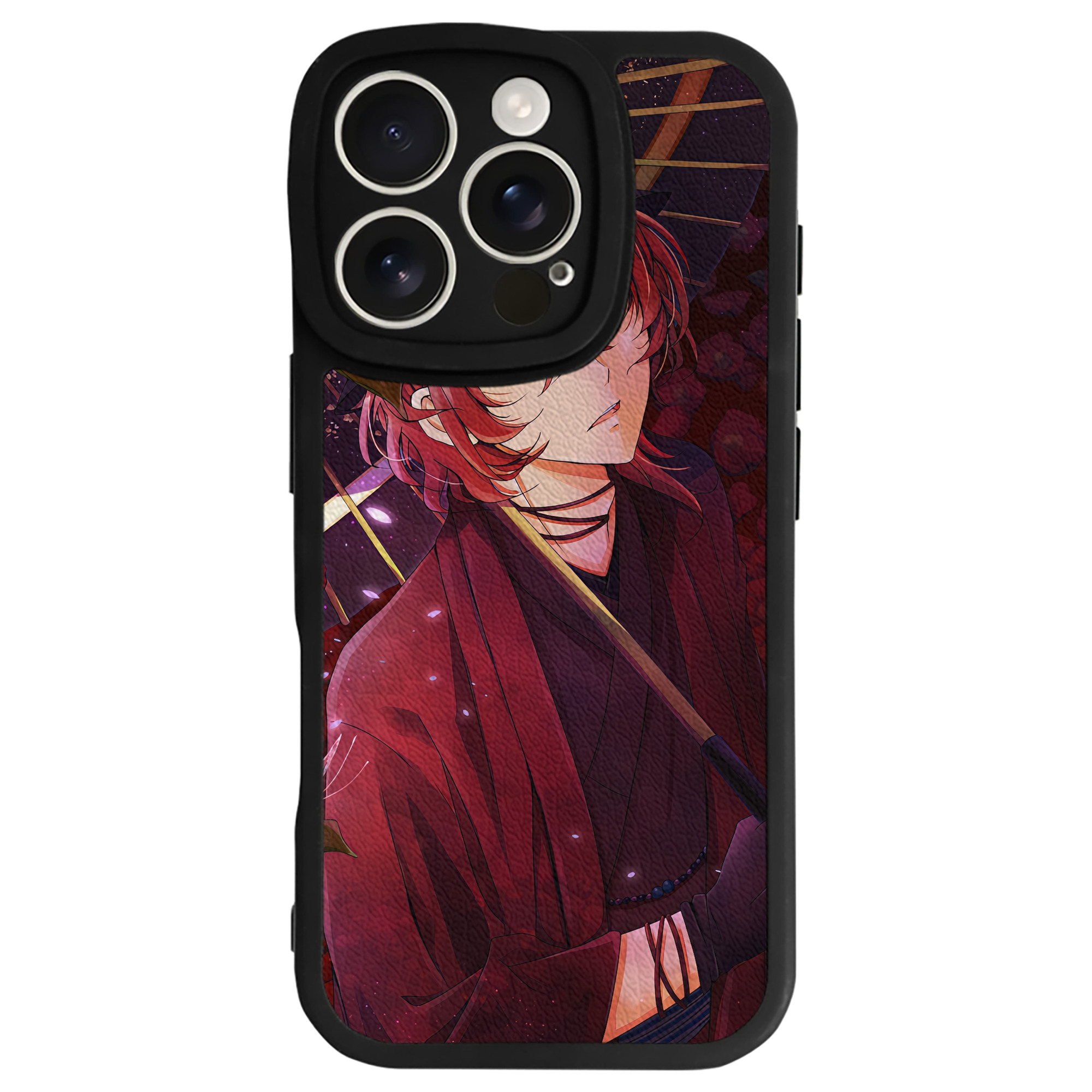 （画像用） 文豪ストレイドッグス Bungo Stray Dogs 【iPhone 16シリーズ対応】シリコンスマホケース（レザー調） 材質：シリコン